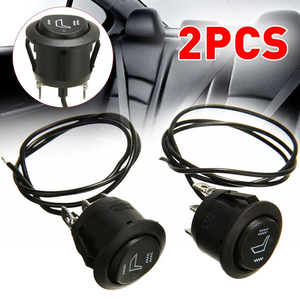 2Pcs 3 Pin 12V Round Car Seat Heater Switch For Auto SUV Truck Boat Motorcycle Seat Heated Rocker Switch High Low Control
2Pcs 3 Pin 12V Round Car Seat Heater Switch For Auto SUV Truck Boat Motorcycle Seat Heated Rocker Switch High Low Control