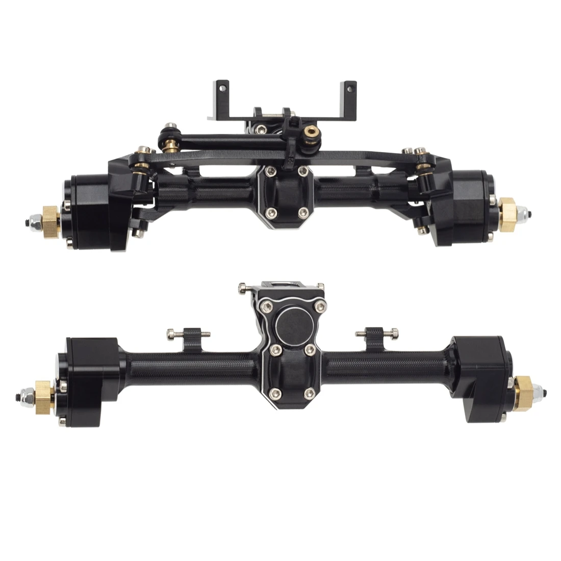 Metal Complete Front and Rear Portal Axle Set for 1/24 RC Crawler Car Axial SCX24 Gladiator JLU Bronco C10 Deadbolt B
Metal Complete Front and Rear Portal Axle Set for 1/24 RC Crawler Car Axial SCX24 Gladiator JLU Bronco C10 Deadbolt B