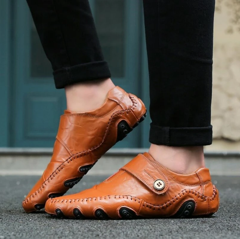 Handmade Leather Casual Men Soft Shoes Design Sneaker Man Comfortable Leather Shoes Loafers Octopus Rhino For Men Shoes Zapatos
Handmade Leather Casual Men Soft Shoes Design Sneaker Man Comfortable Leather Shoes Loafers Octopus Rhino For Men Shoes Zapatos