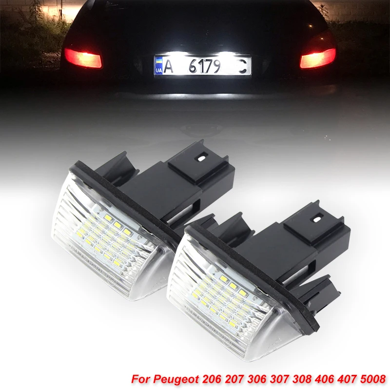 2 шт. светодиодные лампы Canbus для освещения номерного знака для Peugeot 206 207 307 308 406 407 Citroën C3 C4 C5 BERLINGO S...
2 шт. светодиодные лампы Canbus для освещения номерного знака для Peugeot 206 207 307 308 406 407 Citroën C3 C4 C5 BERLINGO S...