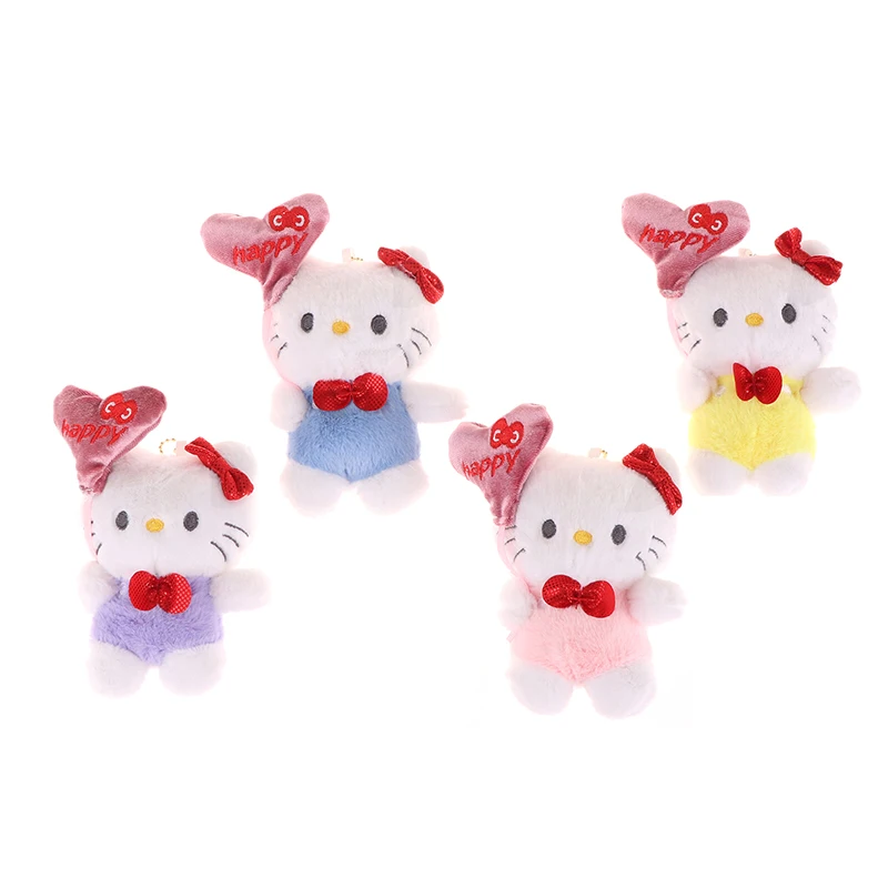 Kawaii Sanrio воздушный шар Hello Kitty плюшевая игрушка брелок KT Cat мягкая кукла кулон
