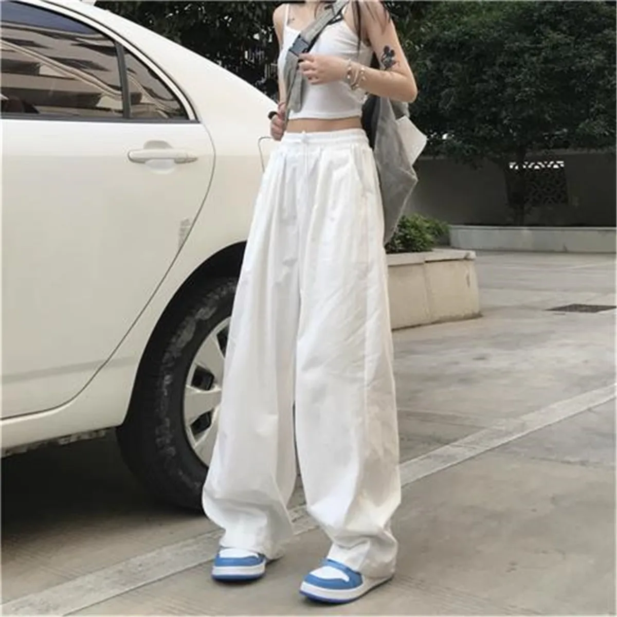 Fashion White Solid Pants Autumn Dance High Waist Harem Pants Harajuku Office Lady Pants Femmale Casual Loose Japanese Pants
Fashion White Solid Pants Autumn Dance High Waist Harem Pants Harajuku Office Lady Pants Femmale Casual Loose Japanese Pants