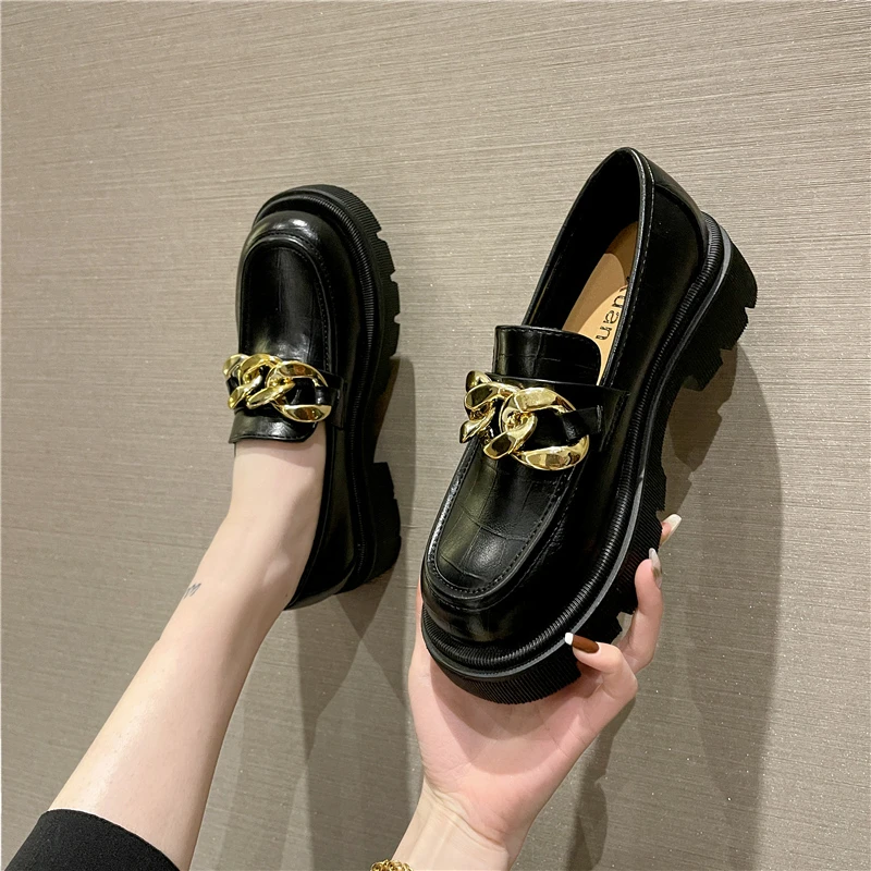 Womens Derby Shoes British Style Casual Female Sneakers Flats Loafers With Fur Clogs Platform Round Toe Leather Preppy Retro Dre
Womens Derby Shoes British Style Casual Female Sneakers Flats Loafers With Fur Clogs Platform Round Toe Leather Preppy Retro Dre