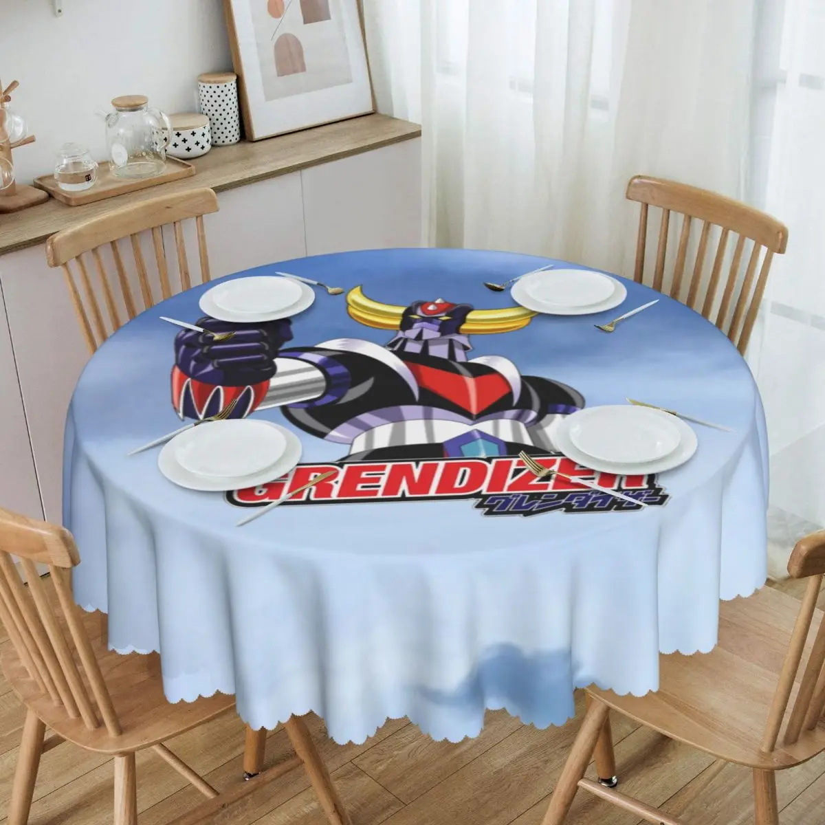 UFO Robot Grendizer Round Tablecloths 60 Inch Goldrake Goldorak Mecha Anime Table Cover for Parties Table Cloth
UFO Robot Grendizer Round Tablecloths 60 Inch Goldrake Goldorak Mecha Anime Table Cover for Parties Table Cloth