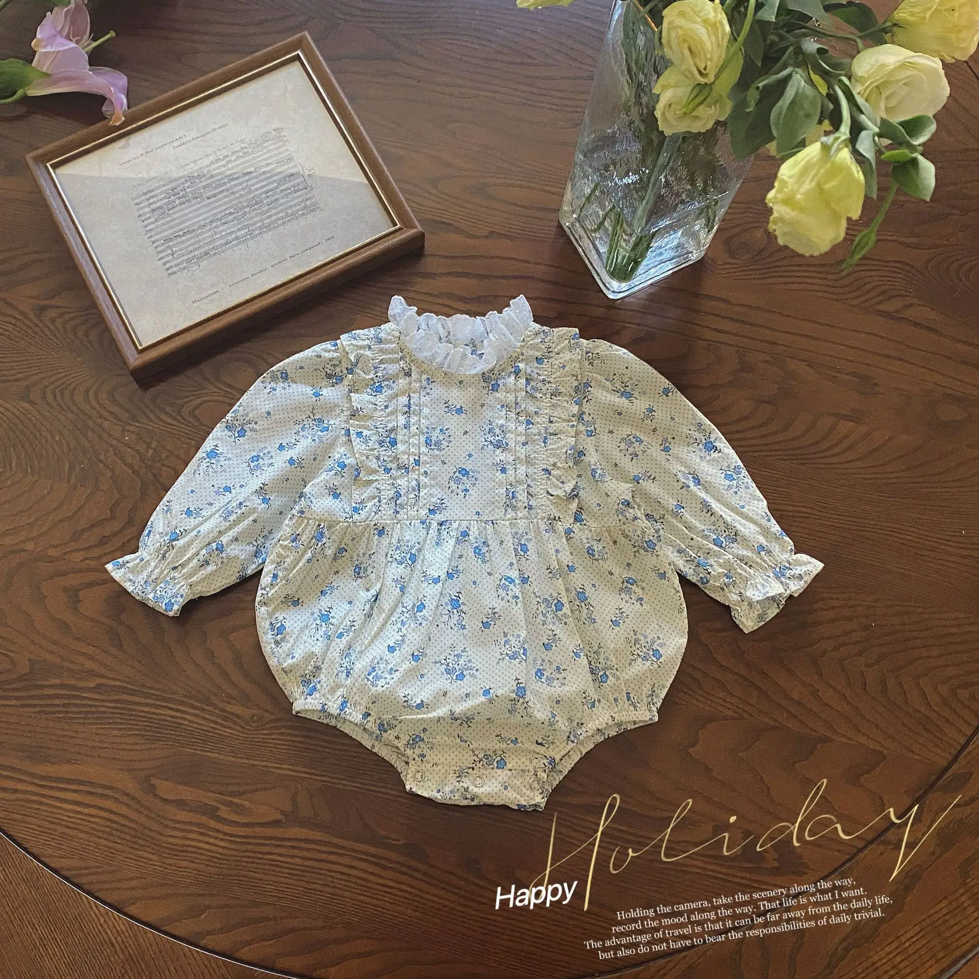 4801B Newborn Clothes Baby Girl Bodysuit 2023 Spring Autumn Floral Girl's One Piece Clothes 100 Days' Princess Climbing Clothes
4801B Newborn Clothes Baby Girl Bodysuit 2023 Spring Autumn Floral Girl's One Piece Clothes 100 Days' Princess Climbing Clothes