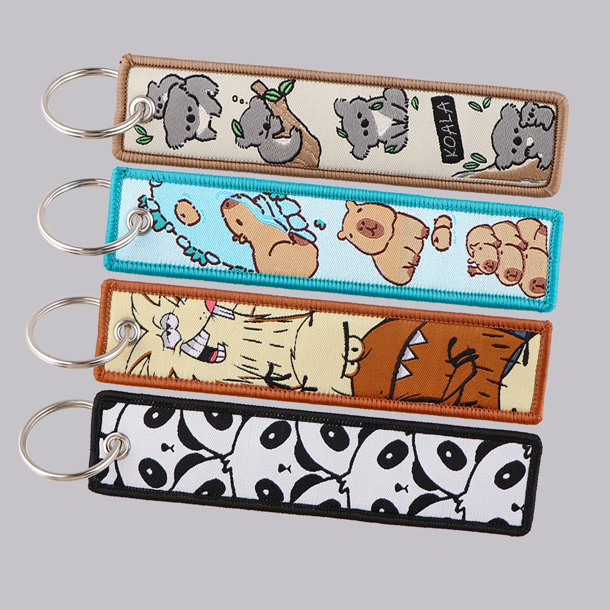 Cute Capybara Embroidery Key Fobs Cartoon Keychain for Motorcycles Key Pendant Holder Key Tag Keychain Keyrings Accessories Gift
Cute Capybara Embroidery Key Fobs Cartoon Keychain for Motorcycles Key Pendant Holder Key Tag Keychain Keyrings Accessories Gift