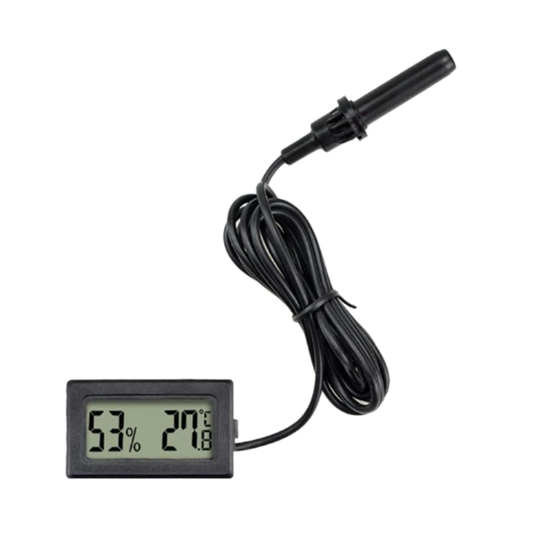 LICG TP200 LCD Digital Thermo-Hygrometer Temperature Humidity Meter Tester Sensor Hygrometer Temp Gauge Monitor,Black
LICG TP200 LCD Digital Thermo-Hygrometer Temperature Humidity Meter Tester Sensor Hygrometer Temp Gauge Monitor,Black