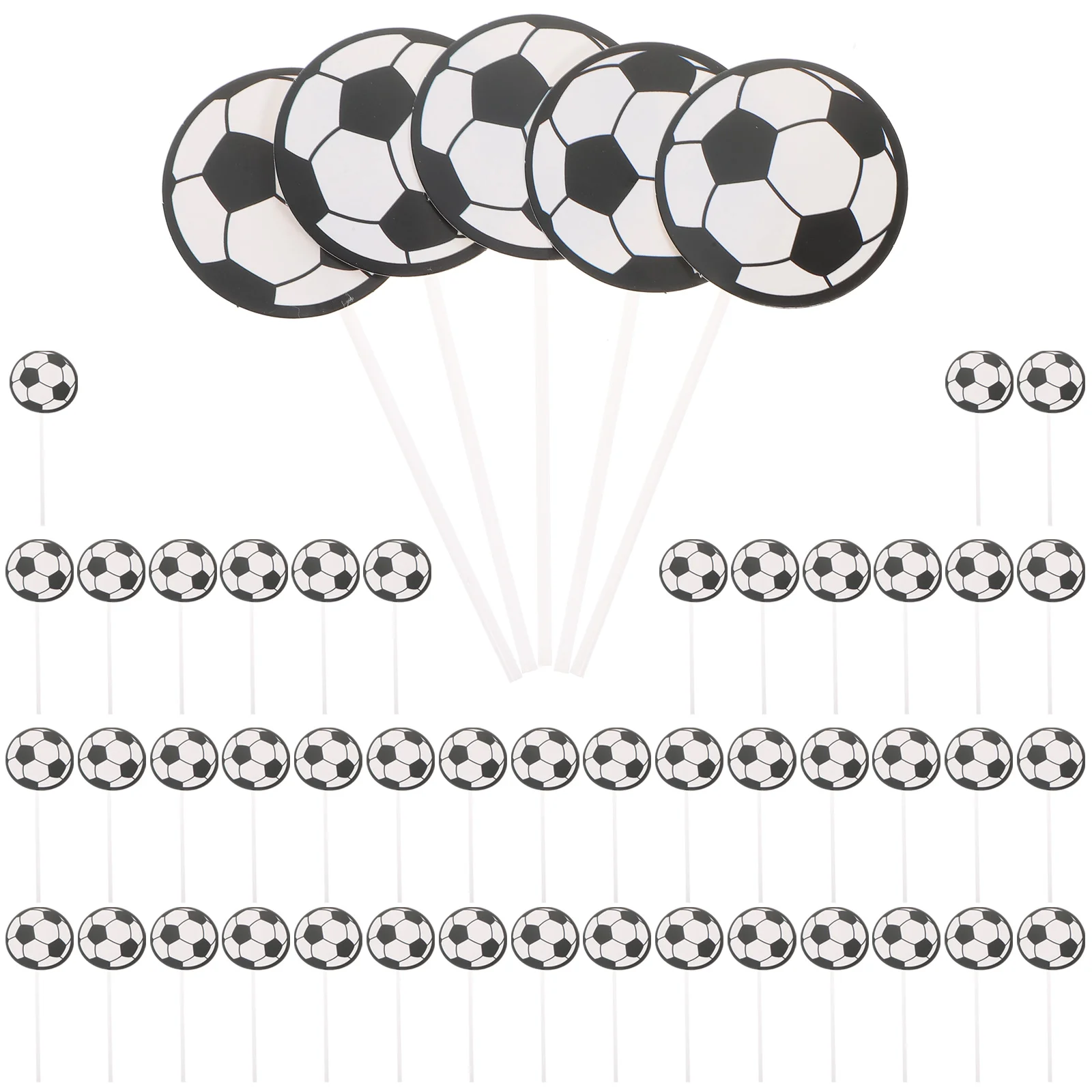 50pcs Practical Fun Festive Cake Decoration Party Cupcake Topper Football Cupcake Toppers Party Cupcake Decoration
50pcs Practical Fun Festive Cake Decoration Party Cupcake Topper Football Cupcake Toppers Party Cupcake Decoration