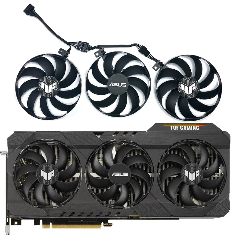 ASUS TUF-RTX3080-10G graphics card cooling cooling CF9010U12D T129215SU for ASUS TUF-RTX3060/3070/3080/3090 cooling fan
ASUS TUF-RTX3080-10G graphics card cooling cooling CF9010U12D T129215SU for ASUS TUF-RTX3060/3070/3080/3090 cooling fan