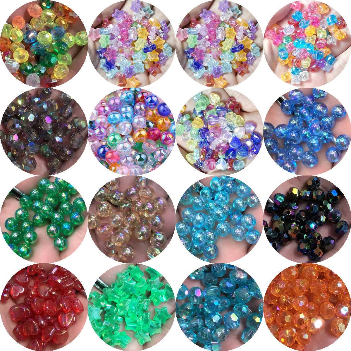 DIY50/100pcs8mmAB Color Loose Spacer Round Acrylic Beads for Handmade Jewelry Making Necklace Bracelet DIY Accessories
DIY50/100pcs8mmAB Color Loose Spacer Round Acrylic Beads for Handmade Jewelry Making Necklace Bracelet DIY Accessories