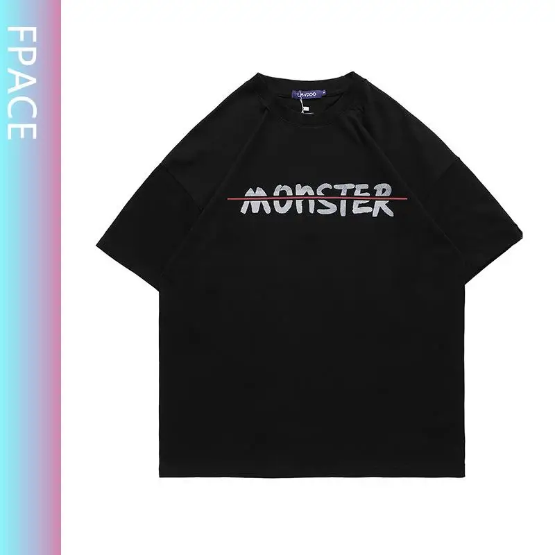 Men's Clothing Ghost Face Monster Print Oversize Loose Version National Fashion Men and Women Couple T-shirt Fashion
Men's Clothing Ghost Face Monster Print Oversize Loose Version National Fashion Men and Women Couple T-shirt Fashion