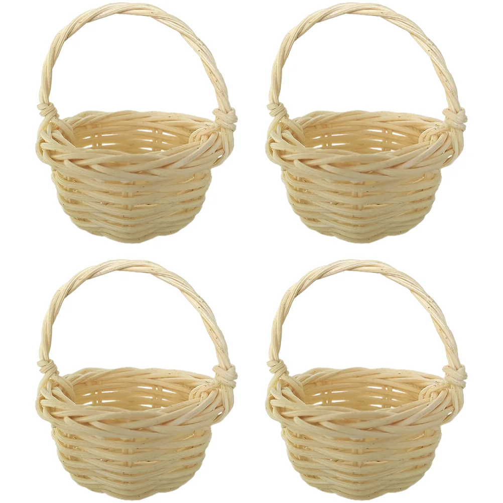 4 Pcs Rattan Mini Basket Miniature House Flower Decor Small Adorn Adornment Micro Landscape Ornament Home Supplies Scene
4 Pcs Rattan Mini Basket Miniature House Flower Decor Small Adorn Adornment Micro Landscape Ornament Home Supplies Scene