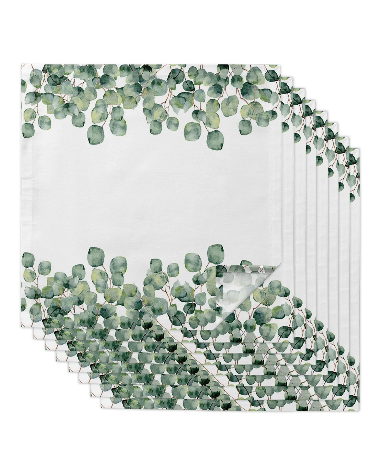 Tropical Plants Eucalyptus Leaves Table Napkins Cloth Set Soft Handkerchief Wedding Decoration Banquet Dinner Napkins Cloth
Tropical Plants Eucalyptus Leaves Table Napkins Cloth Set Soft Handkerchief Wedding Decoration Banquet Dinner Napkins Cloth