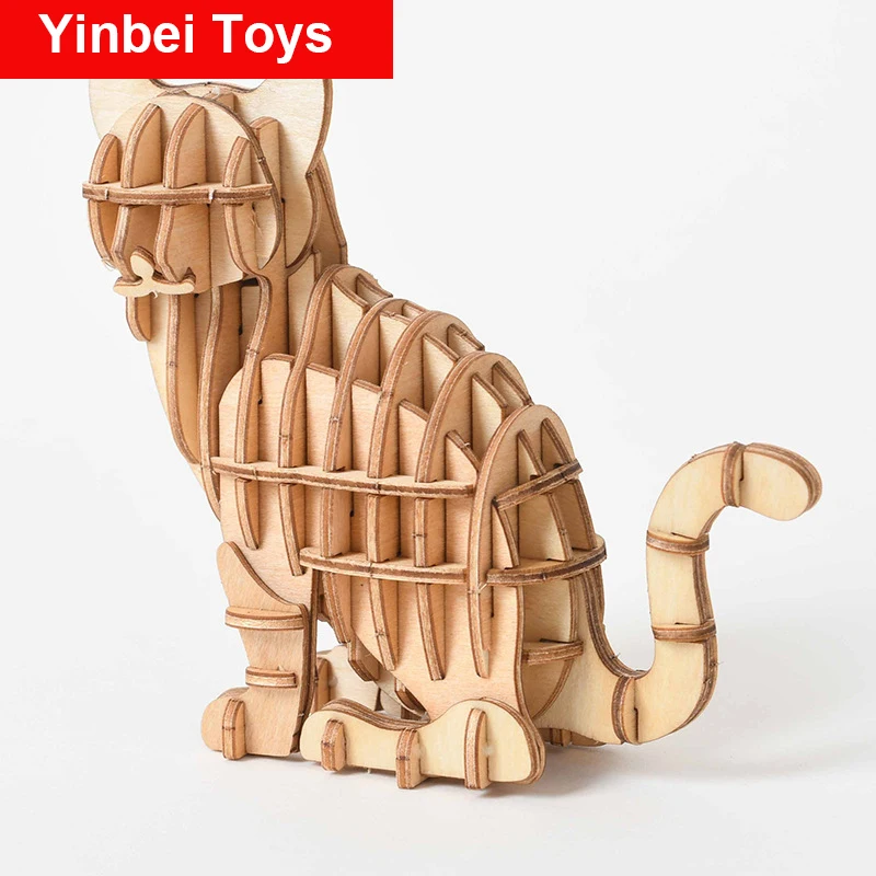 Cat Wooden Puzzle for Girl Toys Boy Gift 3D Learning Toys Montessori Toys for Kids 2 To 4 Years Old Toys for Children
Cat Wooden Puzzle for Girl Toys Boy Gift 3D Learning Toys Montessori Toys for Kids 2 To 4 Years Old Toys for Children