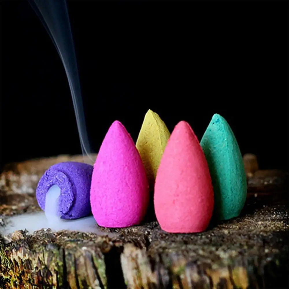 40Pcs Mixed Incense Cones Use For Backflow Incense Burner Anti-Odour Cone Fragrant Reflux Incense Home Natural Air Freshener
40Pcs Mixed Incense Cones Use For Backflow Incense Burner Anti-Odour Cone Fragrant Reflux Incense Home Natural Air Freshener