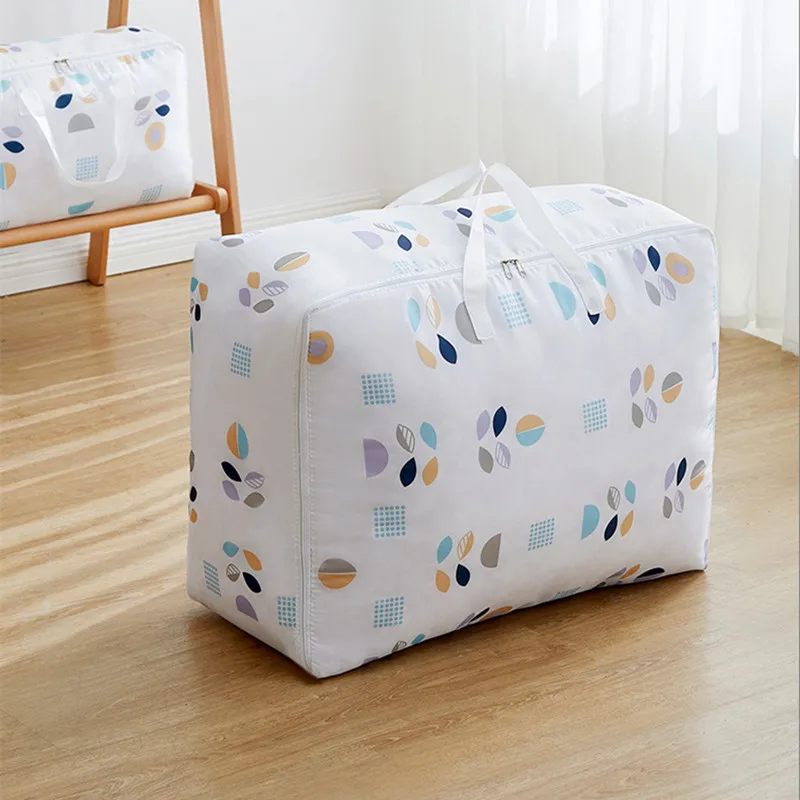 Thickened Oxford Cloth Quilt Storage Bag Moistureproof Closet Clothes Organizers with Zipper Portable Travel Accessories
Thickened Oxford Cloth Quilt Storage Bag Moistureproof Closet Clothes Organizers with Zipper Portable Travel Accessories