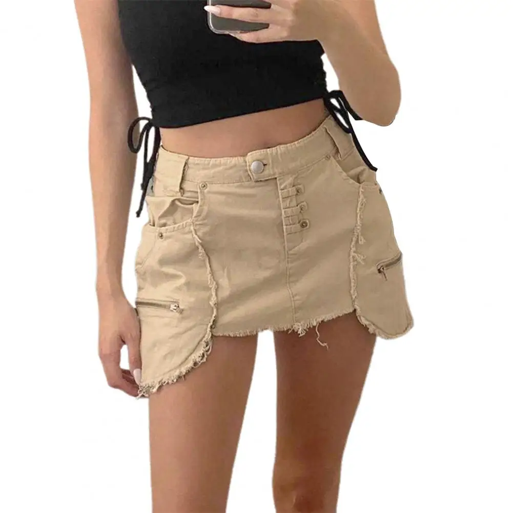 Skin-touching Unique Tassel Distressed Denim Short Skirt Versatile Summer Skirt Solid Color Female Clothing
Skin-touching Unique Tassel Distressed Denim Short Skirt Versatile Summer Skirt Solid Color Female Clothing