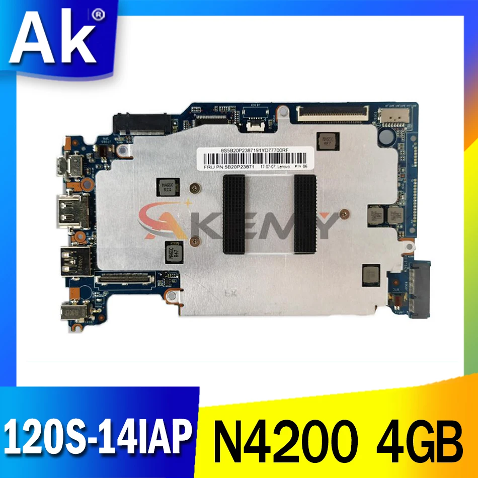 5B20P23726 для Lenovo 120S-14IAP материнская плата для ноутбука N4200/N4100 DDR4 4 Гб 120s_mbv _ 100% МБ протестировано
5B20P23726 для Lenovo 120S-14IAP материнская плата для ноутбука N4200/N4100 DDR4 4 Гб 120s_mbv _ 100% МБ протестировано
