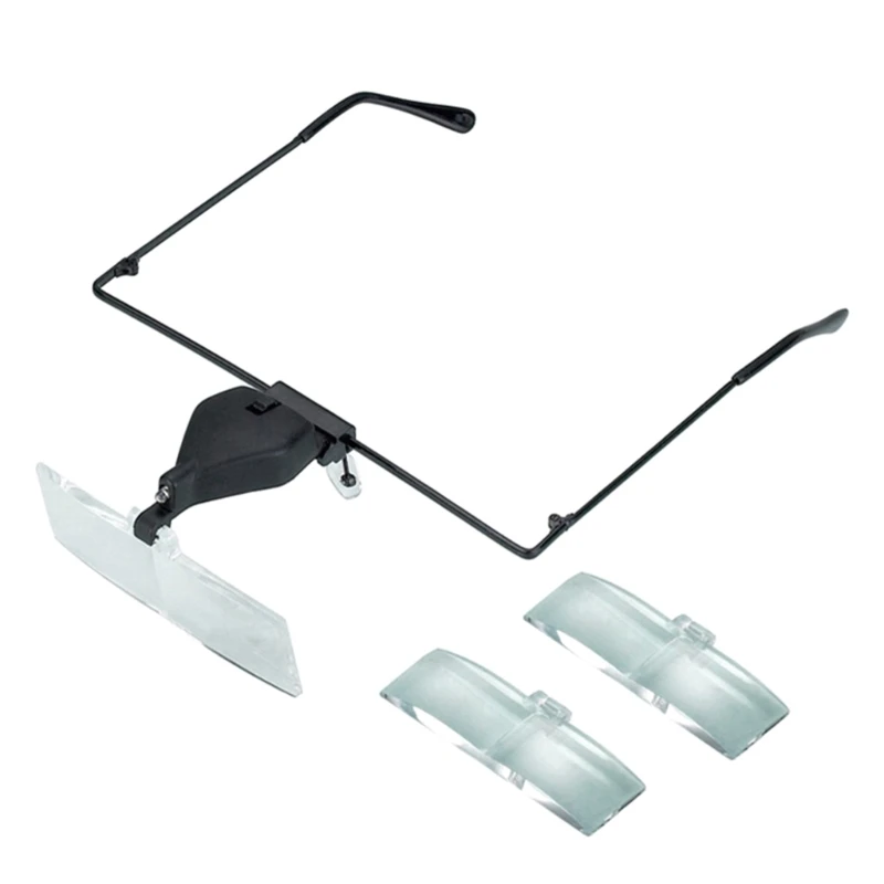 Mount Magnifier with LED Light, Headband Magnifier, Head-Mounted Magnifying Glass with 3 Detachable Lens Handsfree
Mount Magnifier with LED Light, Headband Magnifier, Head-Mounted Magnifying Glass with 3 Detachable Lens Handsfree