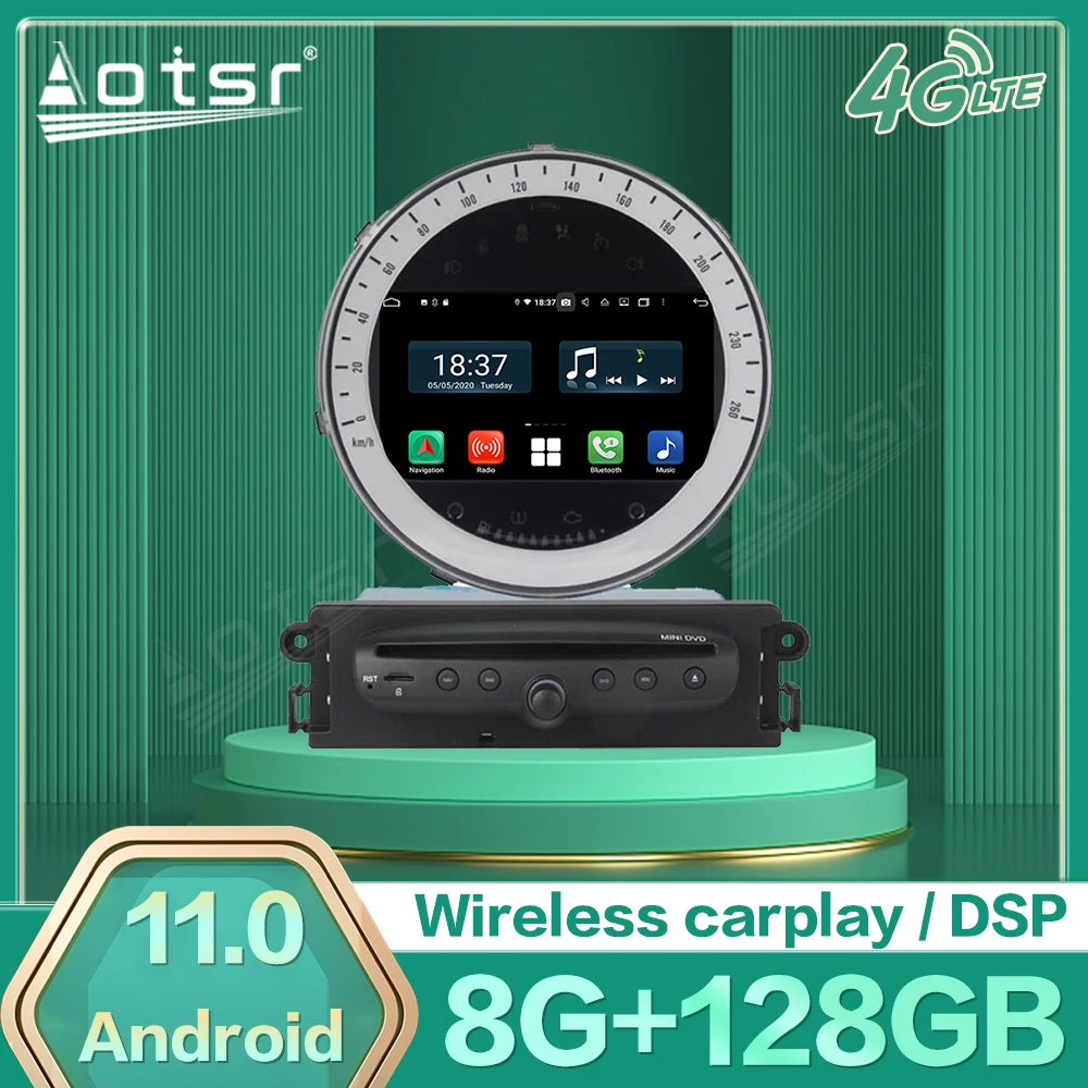 Автомобильный мультимедийный плеер Android 11 для BMW MINI COOPER 2006 2007 2008 2009 2010 2011 2012 2013 GPS навигация Радио автомобильный Головной блок
Автомобильный мультимедийный плеер Android 11 для BMW MINI COOPER 2006 2007 2008 2009 2010 2011 2012 2013 GPS навигация Радио автомобильный Головной блок
