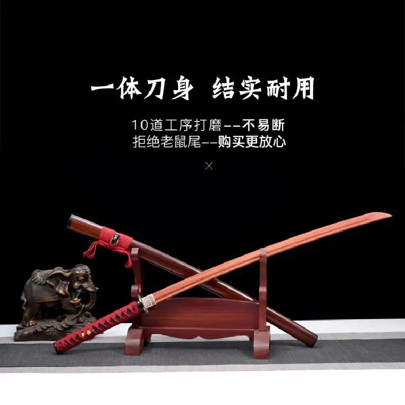 100cm Katana Iaido Kendo Wooden Sword Japanese Officer Command Sword With Sheath Ninja Practice Children's Toys Not Edged
100cm Katana Iaido Kendo Wooden Sword Japanese Officer Command Sword With Sheath Ninja Practice Children's Toys Not Edged