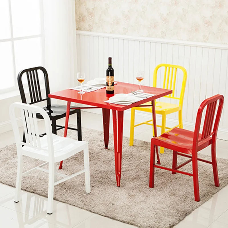 Iron Art Fashion Metal Chair Simple Dining Chair Backrest Chair Casual Iron Sheet Chair Coffee Chair Industrial Style Navy Chair
Iron Art Fashion Metal Chair Simple Dining Chair Backrest Chair Casual Iron Sheet Chair Coffee Chair Industrial Style Navy Chair