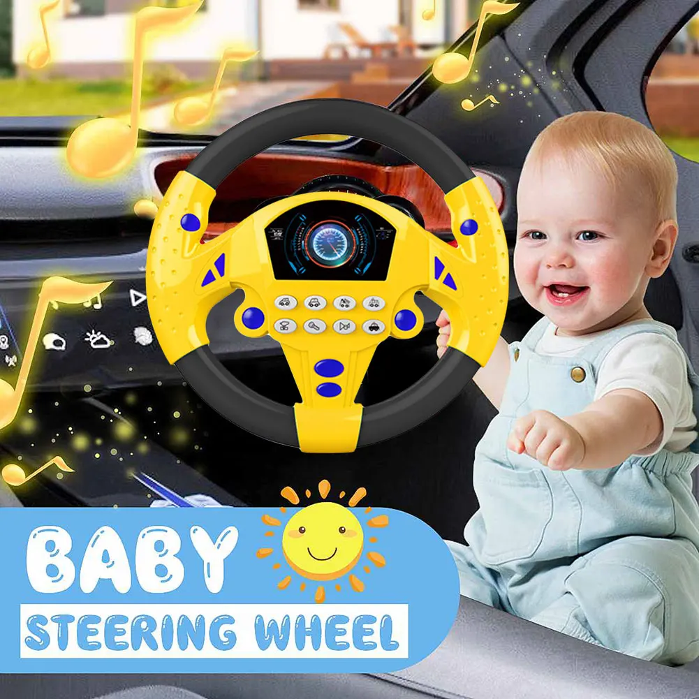 New Co-pilot Steering Wheel Music Simulation Driving Simulation Steering Wheel Children Teach Educational Toys
New Co-pilot Steering Wheel Music Simulation Driving Simulation Steering Wheel Children Teach Educational Toys