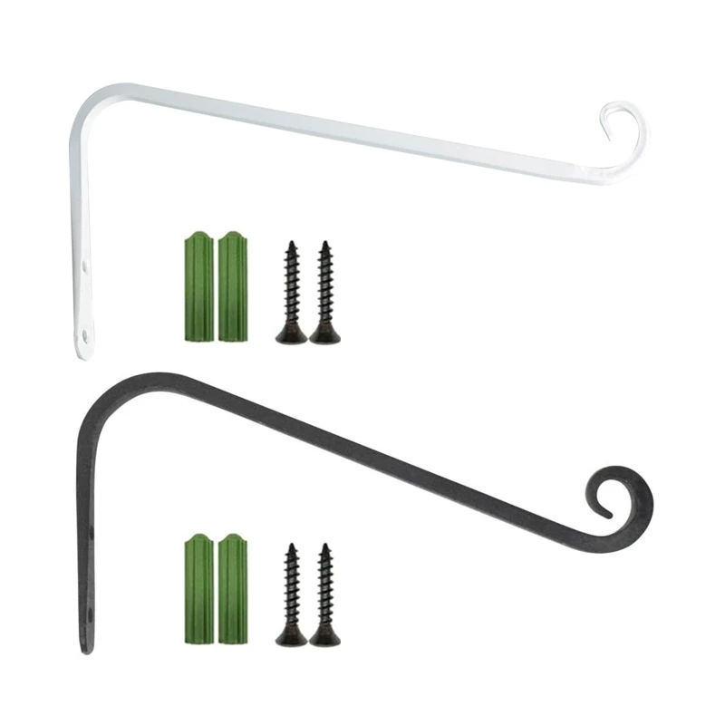 Wall Mount Hanging Plant Hanger Metal Bracket Flower Pot Basket Hangers for Home Outdoor Bird Feeder Wind Chime Lantern Rack
Wall Mount Hanging Plant Hanger Metal Bracket Flower Pot Basket Hangers for Home Outdoor Bird Feeder Wind Chime Lantern Rack
