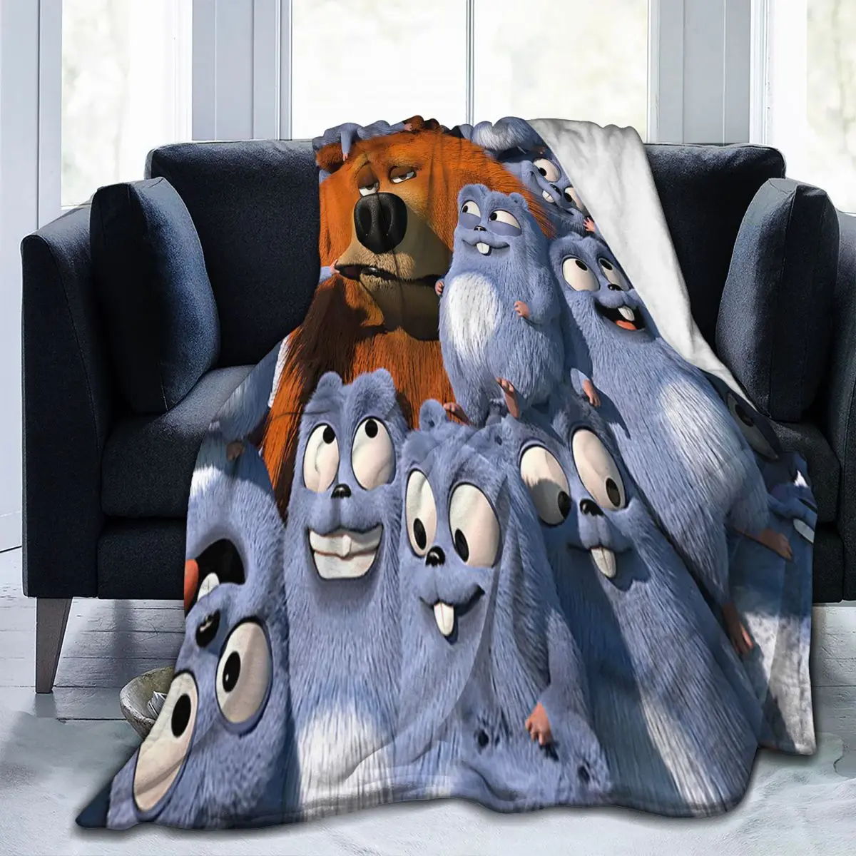 Cute Grizzy And The Lemmings Blanket Flannel Spring Autumn Bear Anime Comedy Throw Blanket for Home Office Plush Thin Quilt
Cute Grizzy And The Lemmings Blanket Flannel Spring Autumn Bear Anime Comedy Throw Blanket for Home Office Plush Thin Quilt