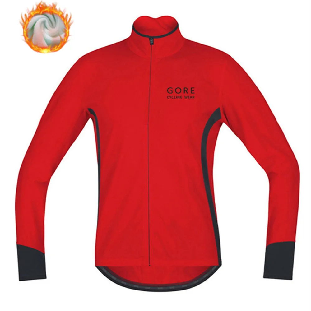 Winter GORE Cycling Wear Team Warm Jacket Men's Thick Thermal Fleece Bicycle Clothing MTB Long Sleeve Wool Tops Road Bike Jersey
Winter GORE Cycling Wear Team Warm Jacket Men's Thick Thermal Fleece Bicycle Clothing MTB Long Sleeve Wool Tops Road Bike Jersey