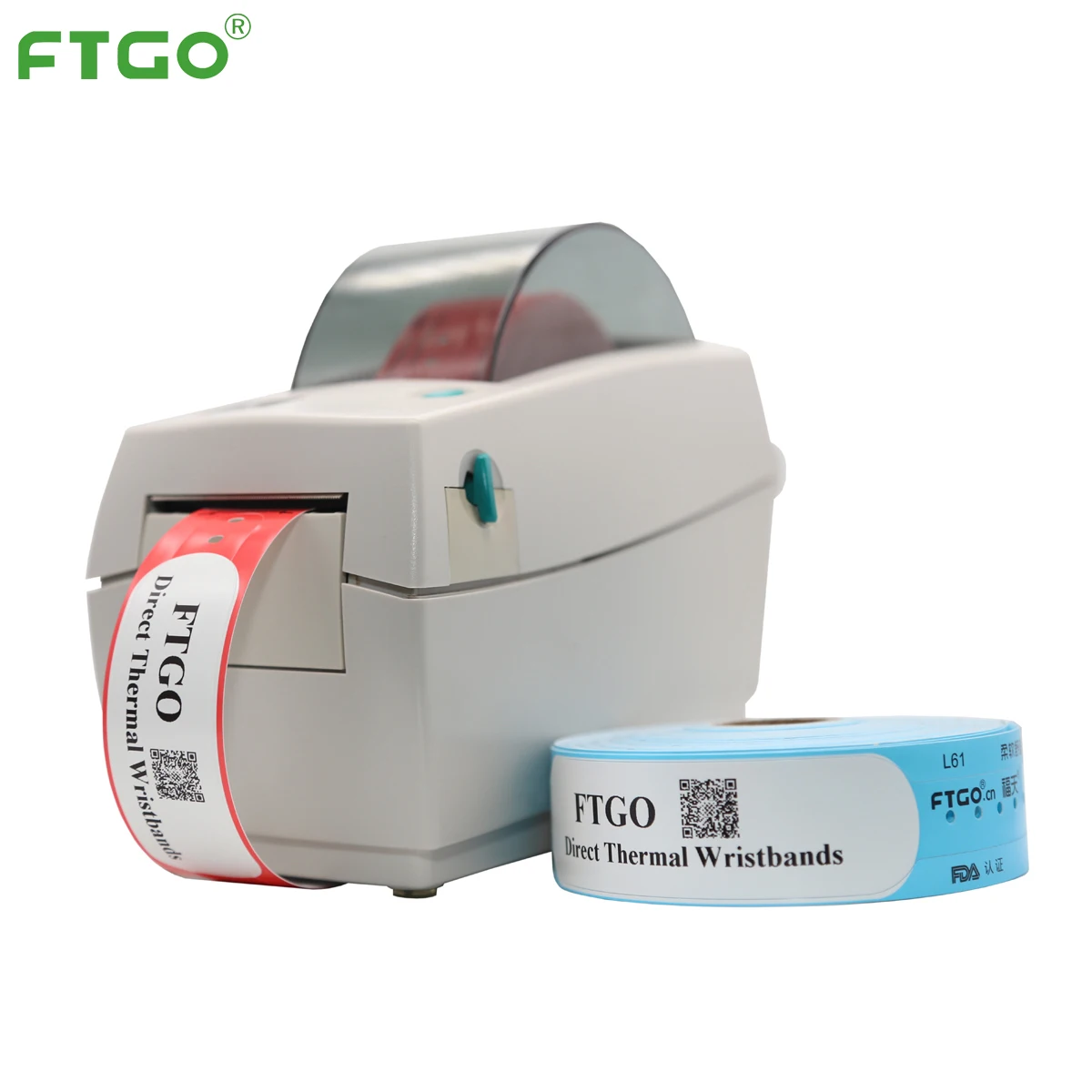 FTGO Zebra LP2824 smart and compatible 4 inch thermal barcode label printer for wristbands
FTGO Zebra LP2824 smart and compatible 4 inch thermal barcode label printer for wristbands
