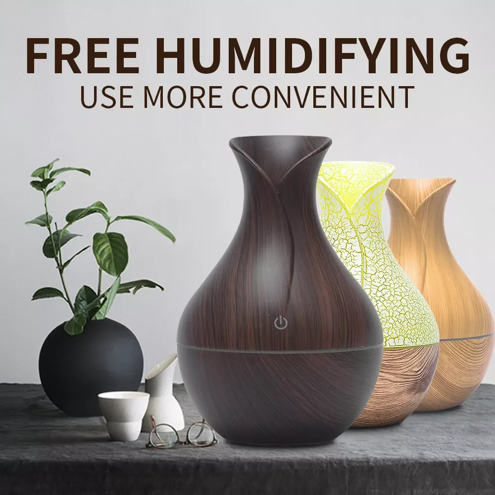 Aroma Essential Oil Diffuser Mini USB Air Humidifier Portable Ultrasonic Mist Humidifier Air Purifier LED Night Light
Aroma Essential Oil Diffuser Mini USB Air Humidifier Portable Ultrasonic Mist Humidifier Air Purifier LED Night Light