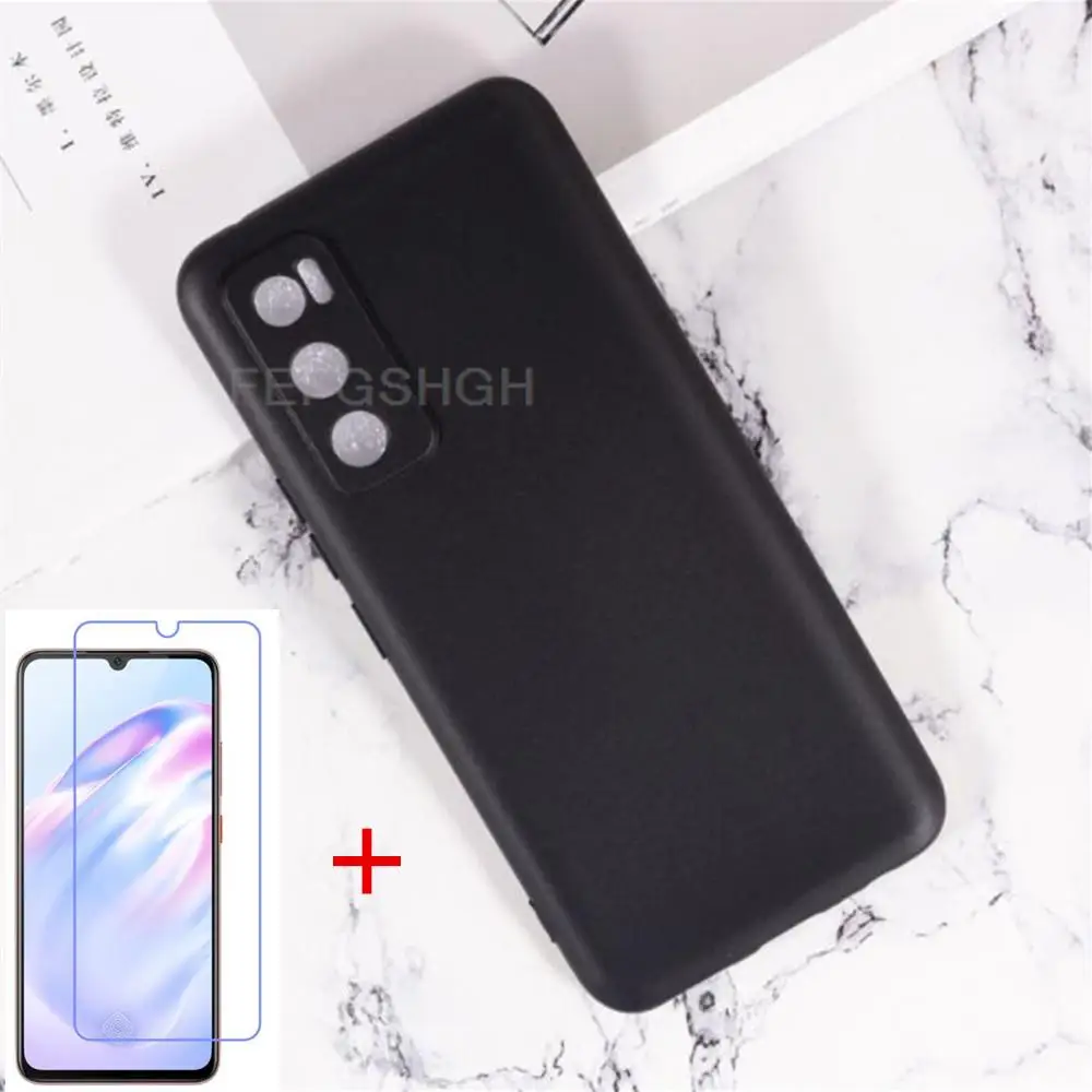 Чехол для Vivo V20 SE, силиконовая задняя крышка из ТПУ для Vivo V20 SE, защита экрана из закаленного стекла
Чехол для Vivo V20 SE, силиконовая задняя крышка из ТПУ для Vivo V20 SE, защита экрана из закаленного стекла