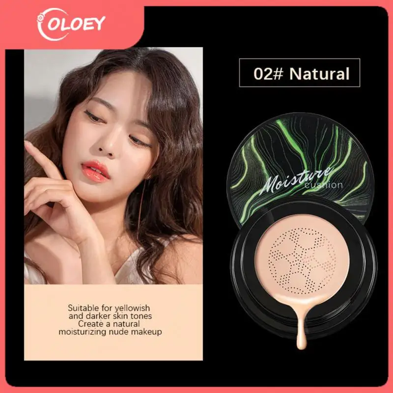 

BB Cream Air Cushion Foundation Natural Brightening Waterproof Moisturizing Concealer Base Face Makeup Cosmetics With Puff TSLM1