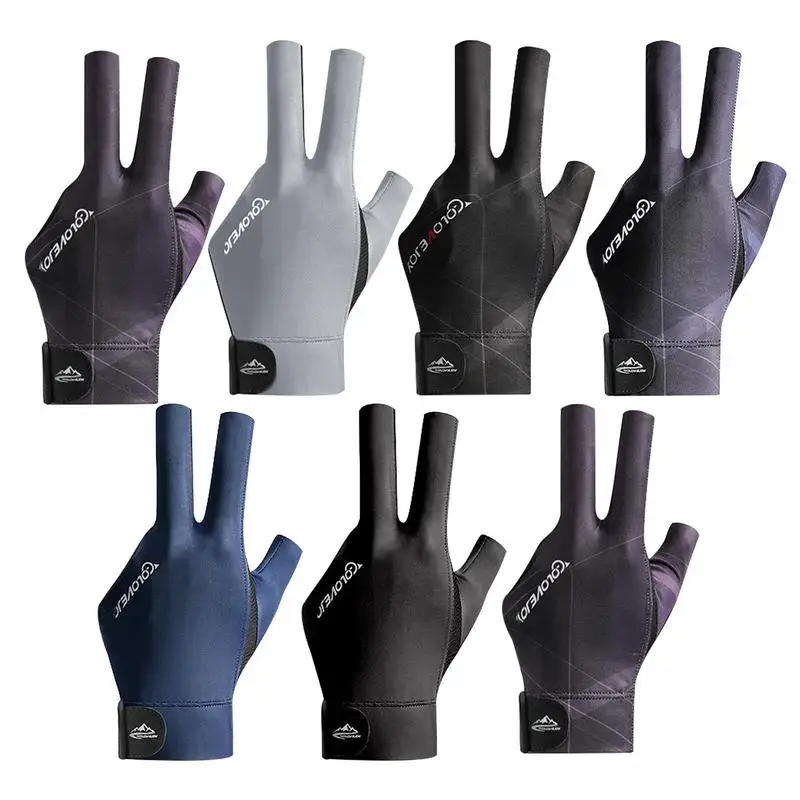 Billiards Glove Left Hand Three Finger Snooker Billiard Glove Non Slip Stickers Elasticity Billiard Training Gloves Accessories
Billiards Glove Left Hand Three Finger Snooker Billiard Glove Non Slip Stickers Elasticity Billiard Training Gloves Accessories