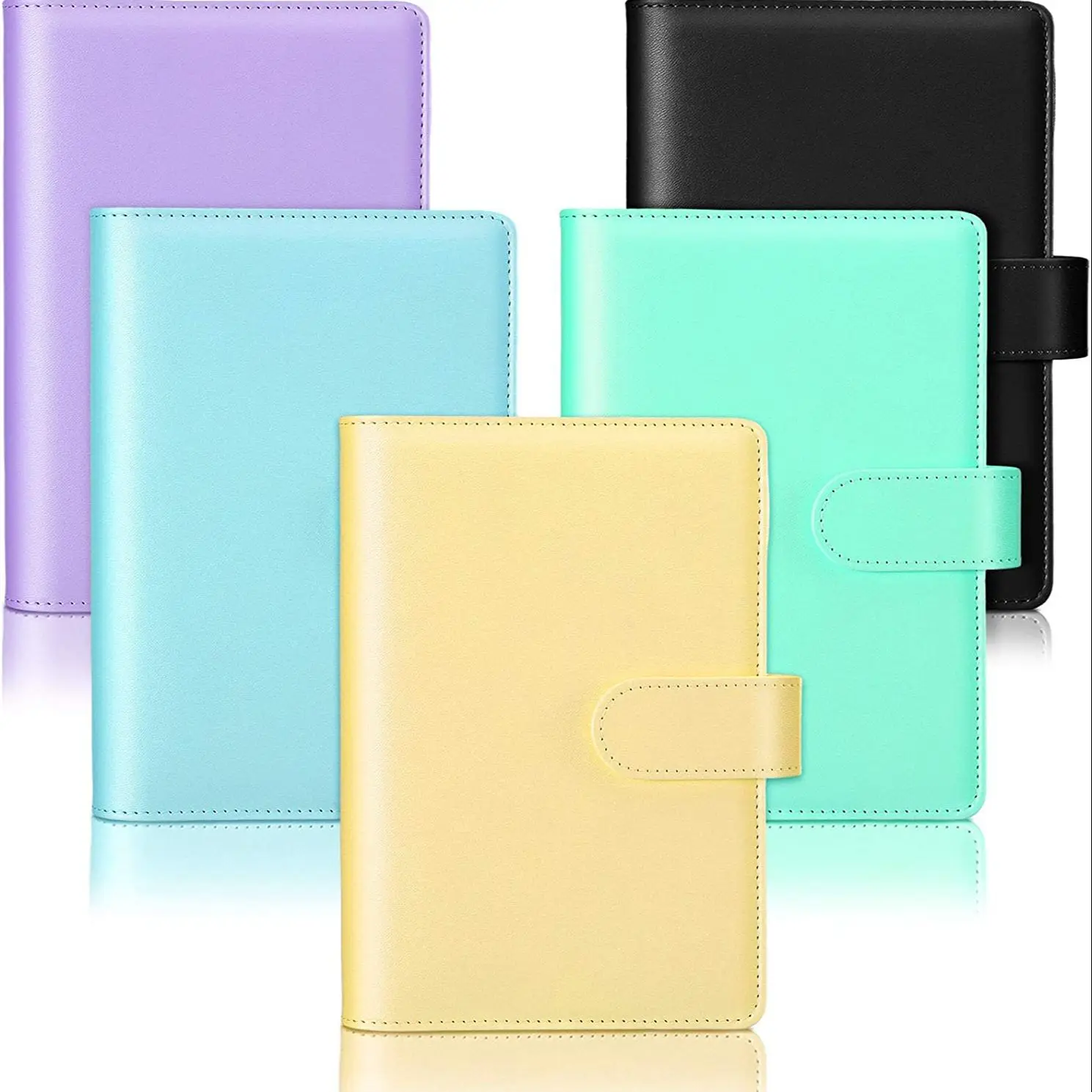 A6 PU Leather Notebook Binder Refillable 6 Ring Binder Laser stars for A6 Filler Paper Loose Leaf Personal Planner Binder Cover
A6 PU Leather Notebook Binder Refillable 6 Ring Binder Laser stars for A6 Filler Paper Loose Leaf Personal Planner Binder Cover