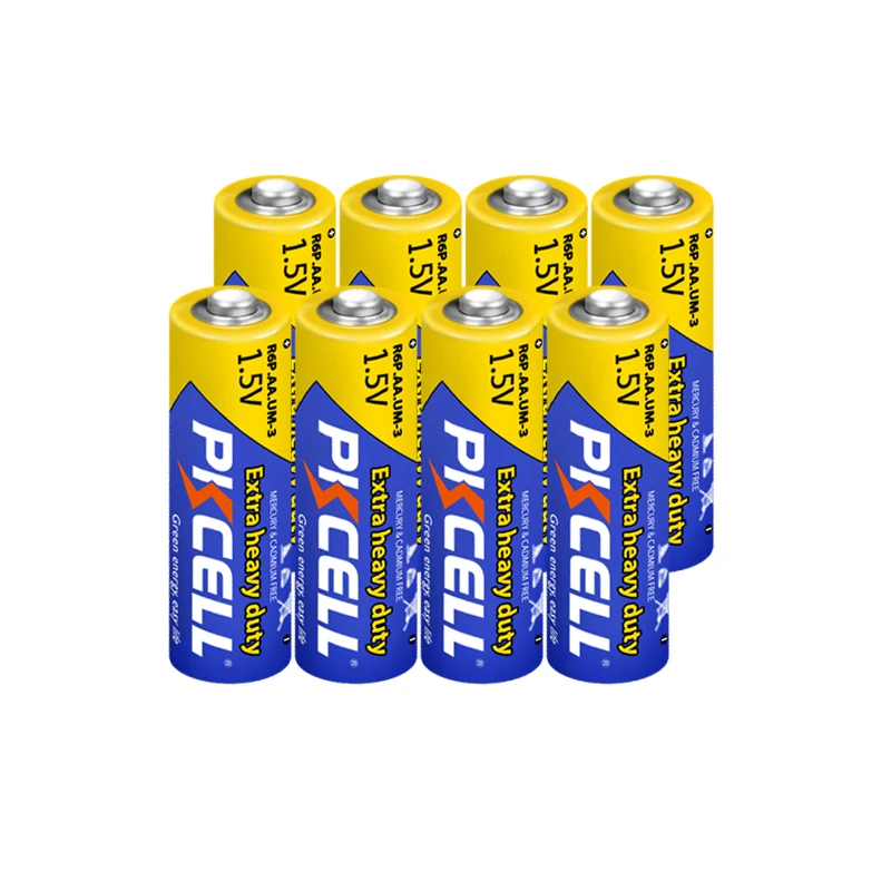 8Pcs/lot PKCELL R6P R6 UM3 AA Battery Super Heavy Duty 1.5Volt Carbon Dry Battery 2A Batteries For toys remote control clock
8Pcs/lot PKCELL R6P R6 UM3 AA Battery Super Heavy Duty 1.5Volt Carbon Dry Battery 2A Batteries For toys remote control clock