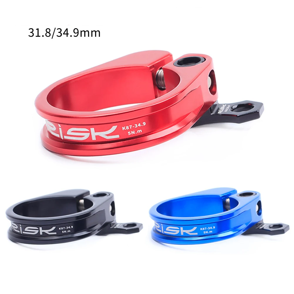 Bicycle Locked Seatpost Clamp 31.8mm/34.9mm With Cable Guide Aluminum Alloy MTB Road Mountain Bike Seatpost Clamp
Bicycle Locked Seatpost Clamp 31.8mm/34.9mm With Cable Guide Aluminum Alloy MTB Road Mountain Bike Seatpost Clamp