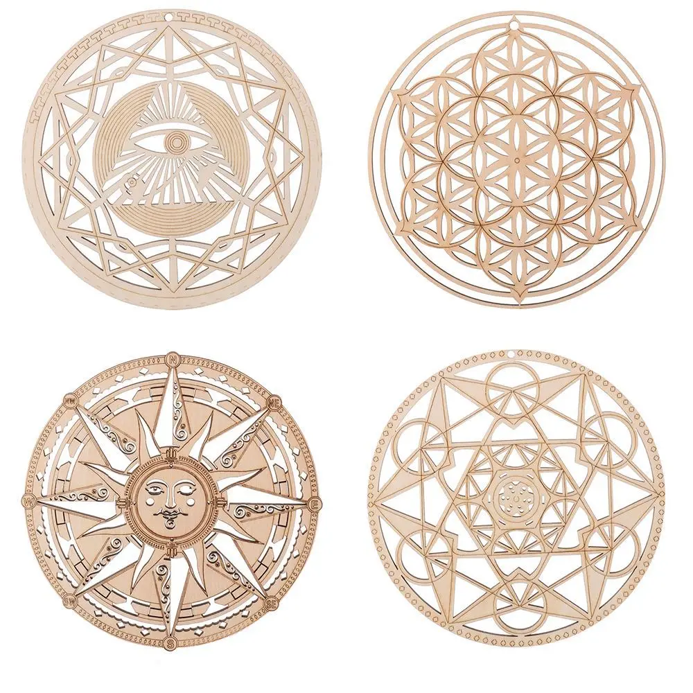 14cm Wooden Home Decor Flower of life Sacred Geometry Wall Art Wood Sign Crystal Grid Meditation Chakra Laser Cut Coaster Mat
14cm Wooden Home Decor Flower of life Sacred Geometry Wall Art Wood Sign Crystal Grid Meditation Chakra Laser Cut Coaster Mat