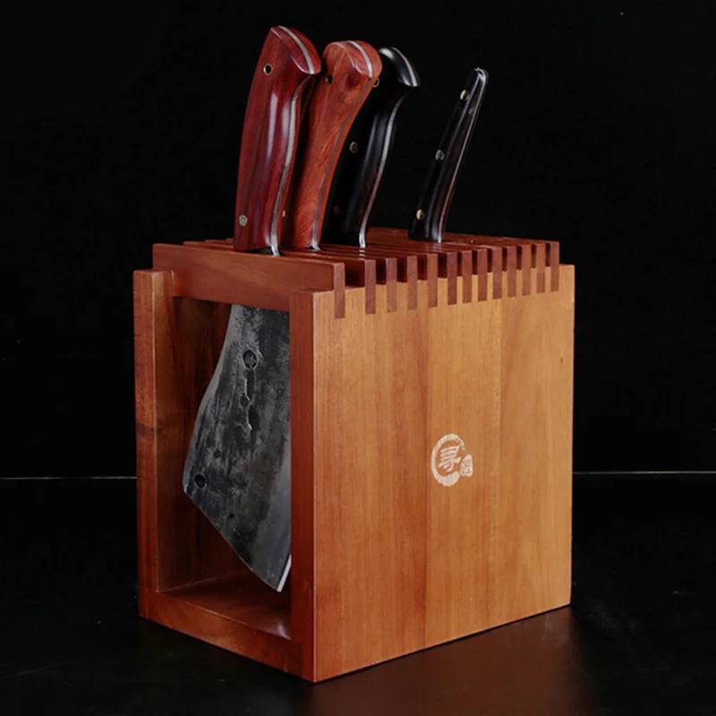 Multi-slot Kitchen Knife Holder Wood Thicken Cleaver Japanese Boning Santoku Knife Stand Multifunction Storage Knife Block Tools
Multi-slot Kitchen Knife Holder Wood Thicken Cleaver Japanese Boning Santoku Knife Stand Multifunction Storage Knife Block Tools