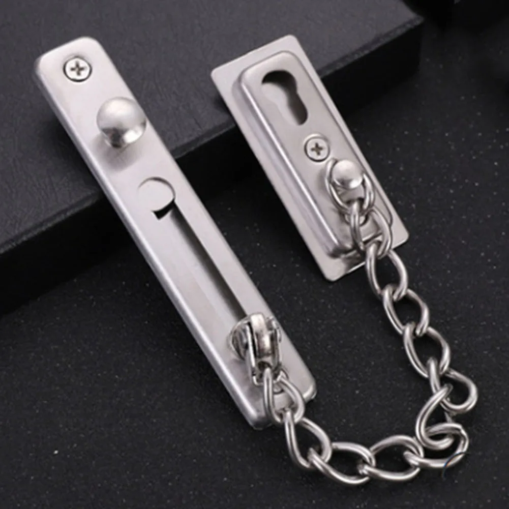 1 Pc Anti-theft Button Latch Door Bolt Chain Screws Set Stainless Steel Punch-free Dual-use For Hotel Lock Accessories Hardware
1 Pc Anti-theft Button Latch Door Bolt Chain Screws Set Stainless Steel Punch-free Dual-use For Hotel Lock Accessories Hardware