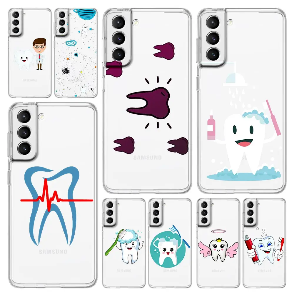 Dentist Teeth Tooth Cute Phone Case For Samsung Galaxy S22 S20 FE S21 Ultra 5G S10 S10E S9 S8 Plus Note 10 20 Soft Clear Cover
Dentist Teeth Tooth Cute Phone Case For Samsung Galaxy S22 S20 FE S21 Ultra 5G S10 S10E S9 S8 Plus Note 10 20 Soft Clear Cover
