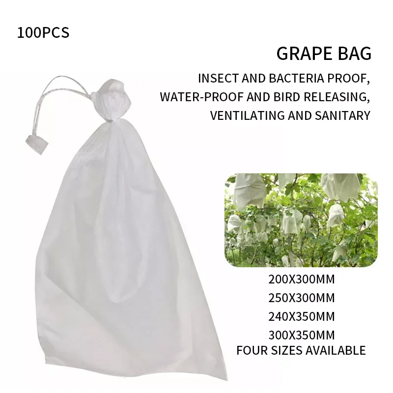 2022New 100Pcs Grape Protection Bags For Fruit Vegetable Grapes Mesh Bag Against Insect Pouch Waterproof Pest Control Anti-Bird
2022New 100Pcs Grape Protection Bags For Fruit Vegetable Grapes Mesh Bag Against Insect Pouch Waterproof Pest Control Anti-Bird
