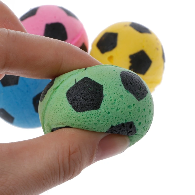 20PCS Non-Noise EVA Ball Soft Foam Soccer Play Balls for Cat Scratching Toy Cat Toys Interactive Pet Supplies
20PCS Non-Noise EVA Ball Soft Foam Soccer Play Balls for Cat Scratching Toy Cat Toys Interactive Pet Supplies