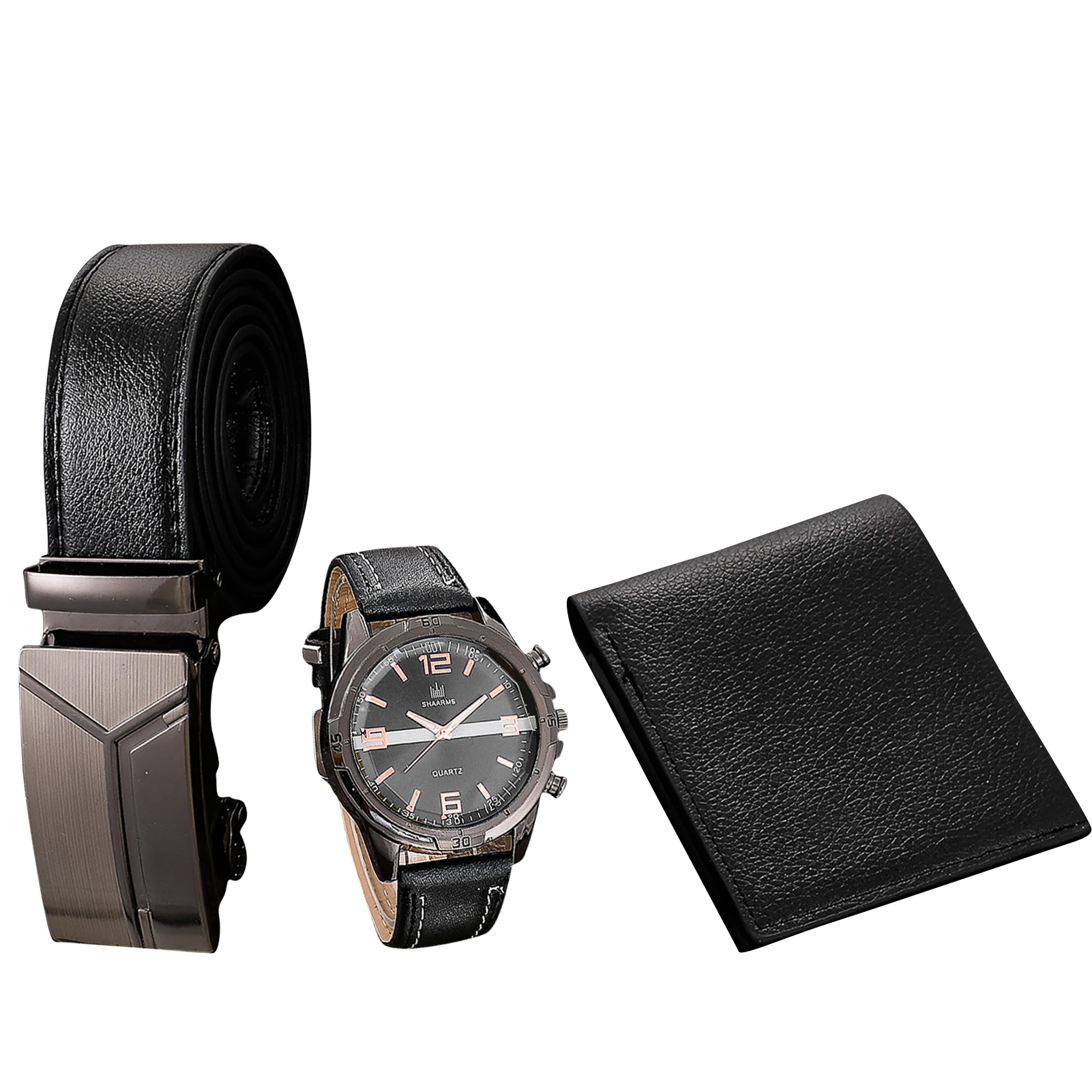 Men's Watch+Wallet+Belt Set Male's Gift for Father's Day Birthday Gift 3pcs/set for Dad Boyfriend Casual Quartz Watch JAN88
Men's Watch+Wallet+Belt Set Male's Gift for Father's Day Birthday Gift 3pcs/set for Dad Boyfriend Casual Quartz Watch JAN88
