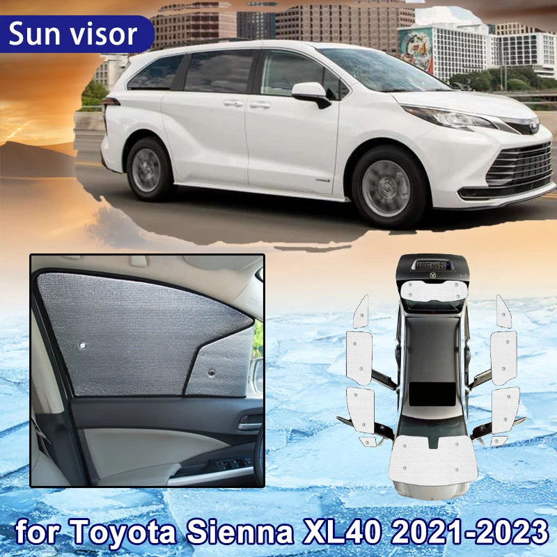 For Toyota Sienna XL40 LE 2023 2022 2021 Car Full Coverage Sunshade Window Sun Shade Shading Windshield Visor Auto Accessories
For Toyota Sienna XL40 LE 2023 2022 2021 Car Full Coverage Sunshade Window Sun Shade Shading Windshield Visor Auto Accessories