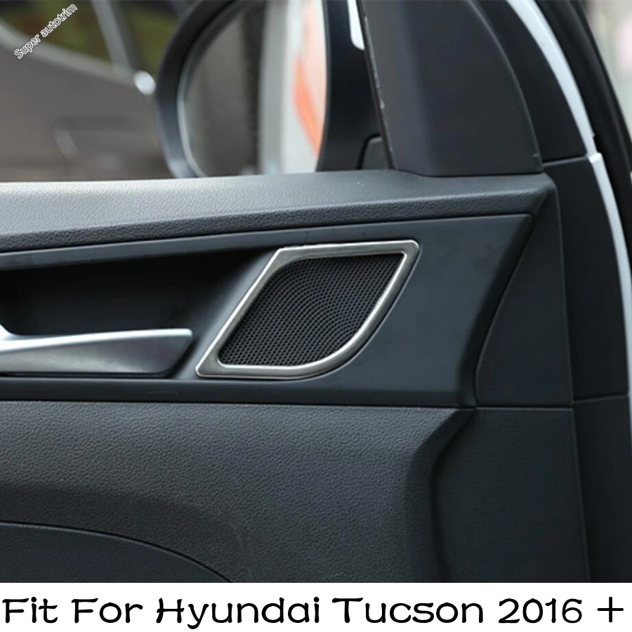 Stainless Steel Inside Door Audio Speak Sound Ring Hood Part Cover Trims 2PCS Fit For Hyundai Tucson 2016 - 2020 Accessories
Stainless Steel Inside Door Audio Speak Sound Ring Hood Part Cover Trims 2PCS Fit For Hyundai Tucson 2016 - 2020 Accessories