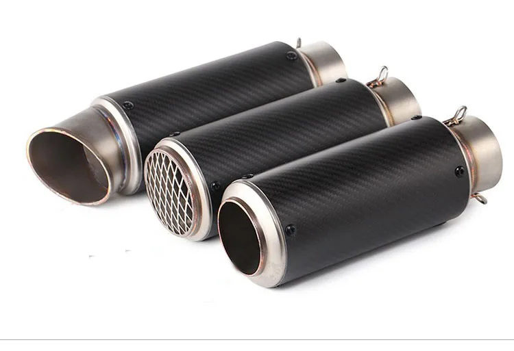 Motorcycle Slip-on Exhaust Pipe with DB Killer Escape Moto Universal 51mm 60mm Muffler for Honda Yamaha Suzuki Kawasaki Benelli
Motorcycle Slip-on Exhaust Pipe with DB Killer Escape Moto Universal 51mm 60mm Muffler for Honda Yamaha Suzuki Kawasaki Benelli