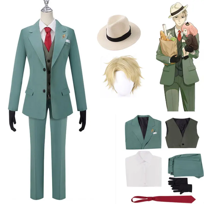 NWZSM Anime Spy x Family Twilight Loid Forger Cosplay Costume With Hat Wigs Men Outfits Custom Made
NWZSM Anime Spy x Family Twilight Loid Forger Cosplay Costume With Hat Wigs Men Outfits Custom Made