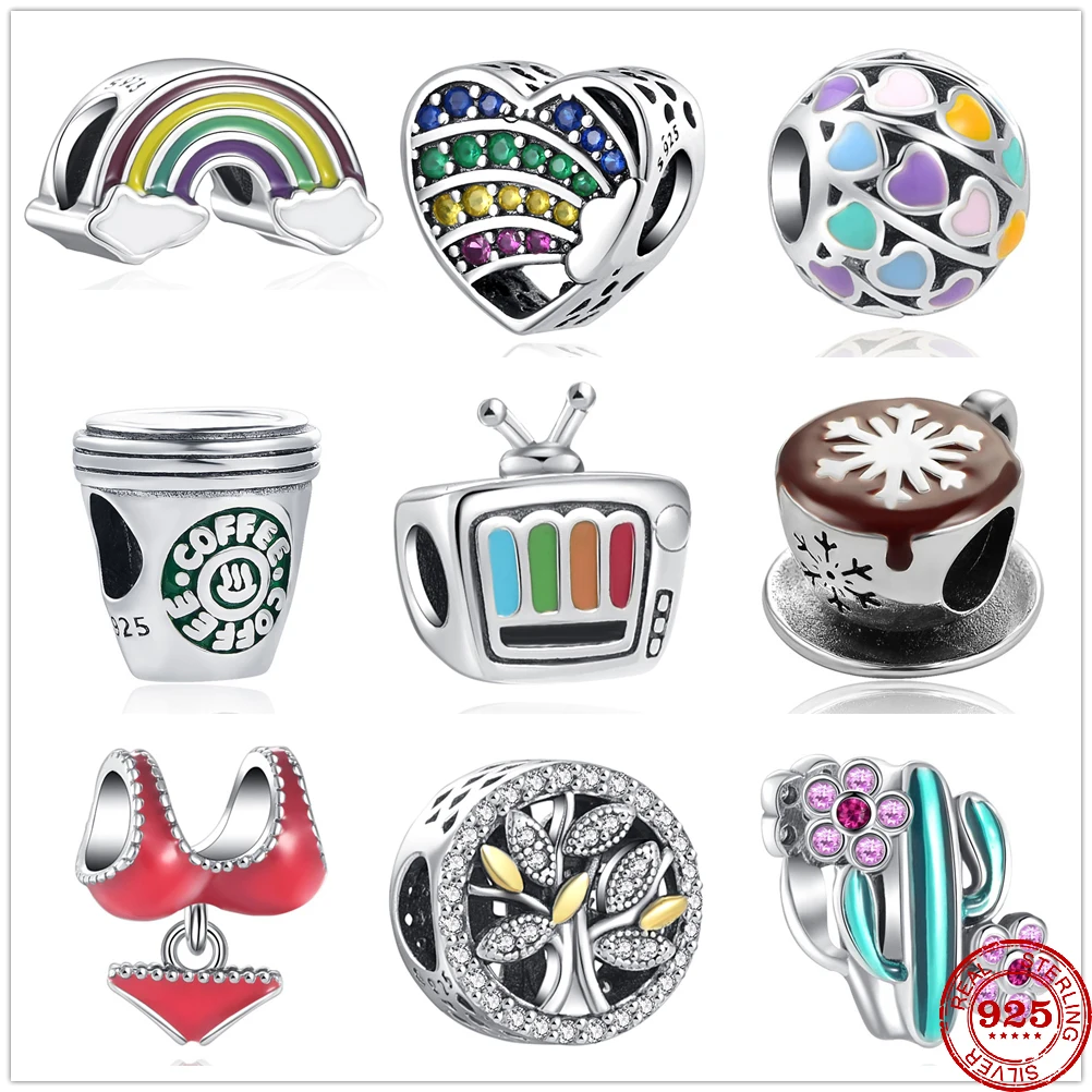 New 925 Sterling Silver coffee cup COFFEE Charm fit Original Pandora charms silver 925 DIY Bead Bracelet women Jewelry making
New 925 Sterling Silver coffee cup COFFEE Charm fit Original Pandora charms silver 925 DIY Bead Bracelet women Jewelry making